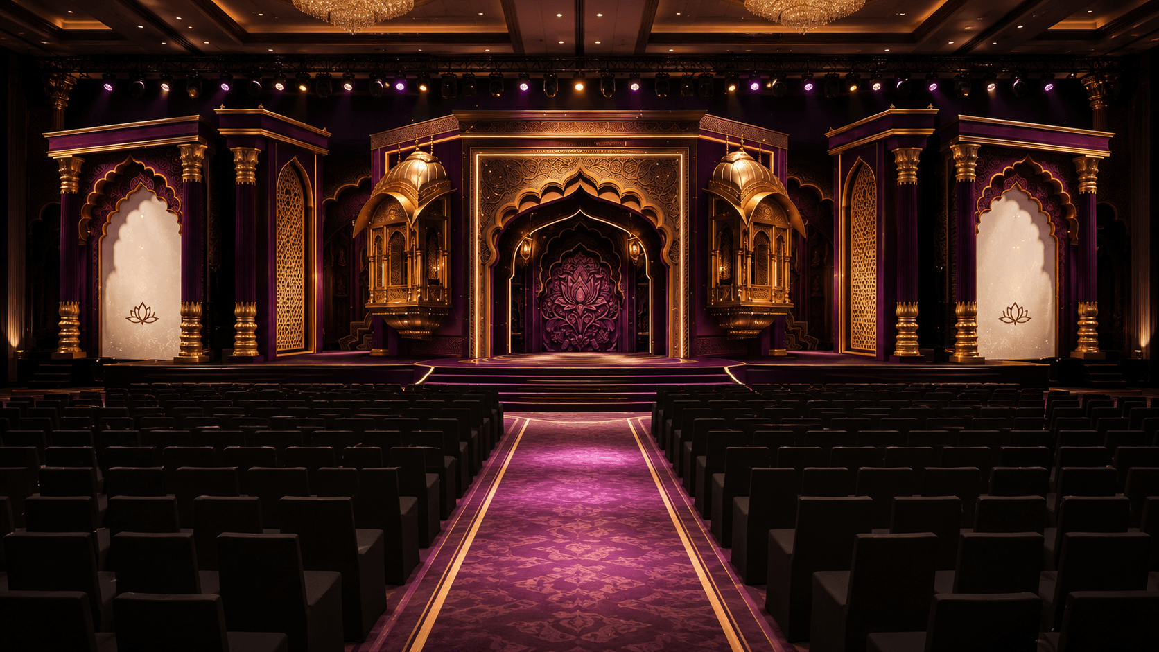 Royal Mughal Palace Stage
