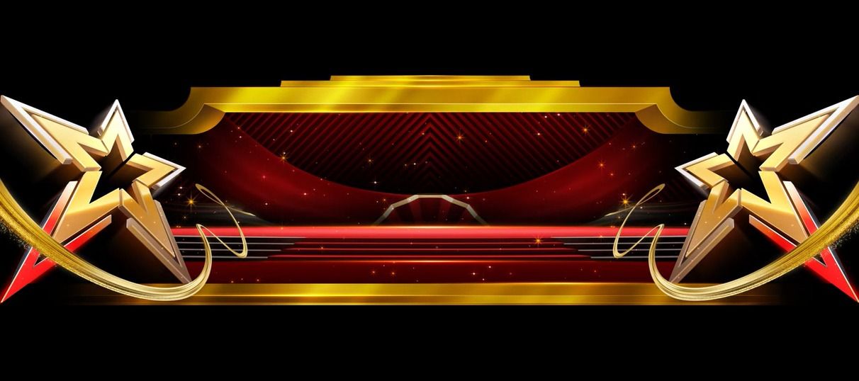 Star-Themed Award Backdrop