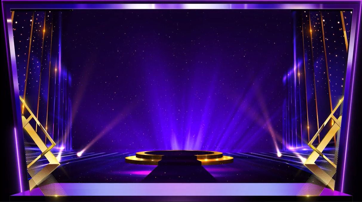 Royal Purple Spotlight Backdrop