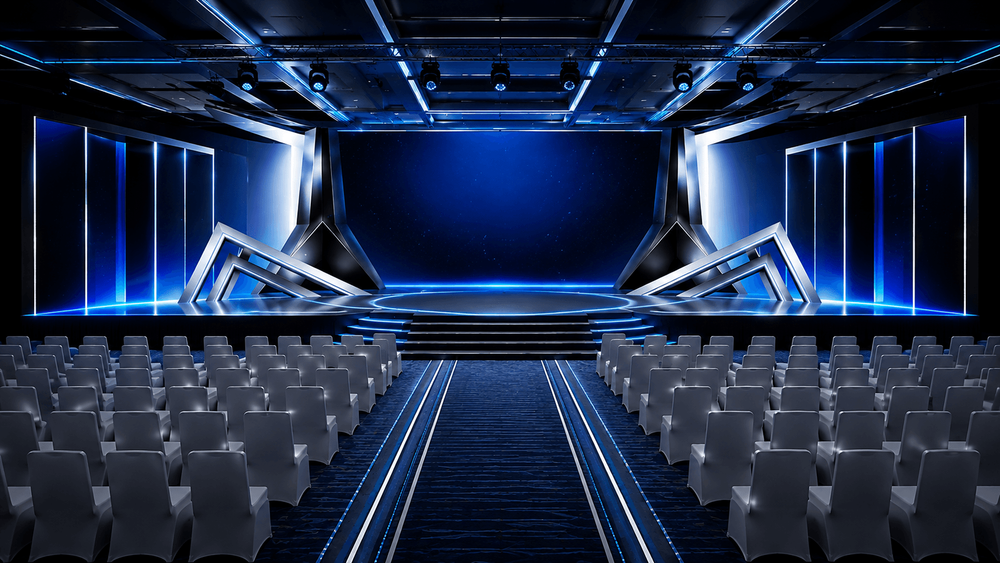 Modern Blue LED Stage thumbnail