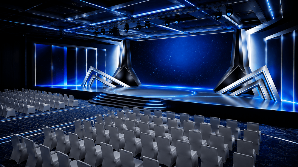 Modern Blue LED Stage thumbnail