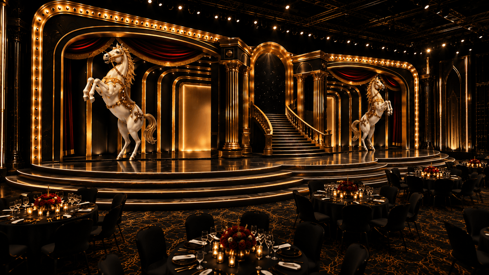 Luxury Gold Theatre Stage thumbnail