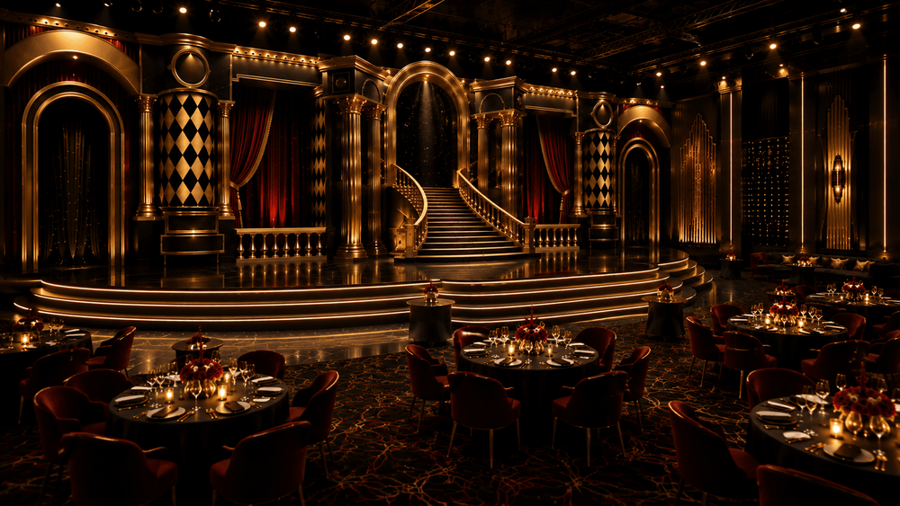 Luxury Gold Theatre Stage thumbnail
