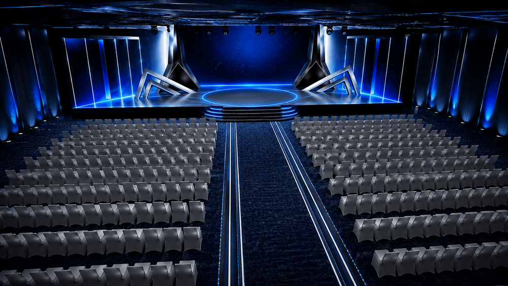 Modern Blue LED Stage thumbnail