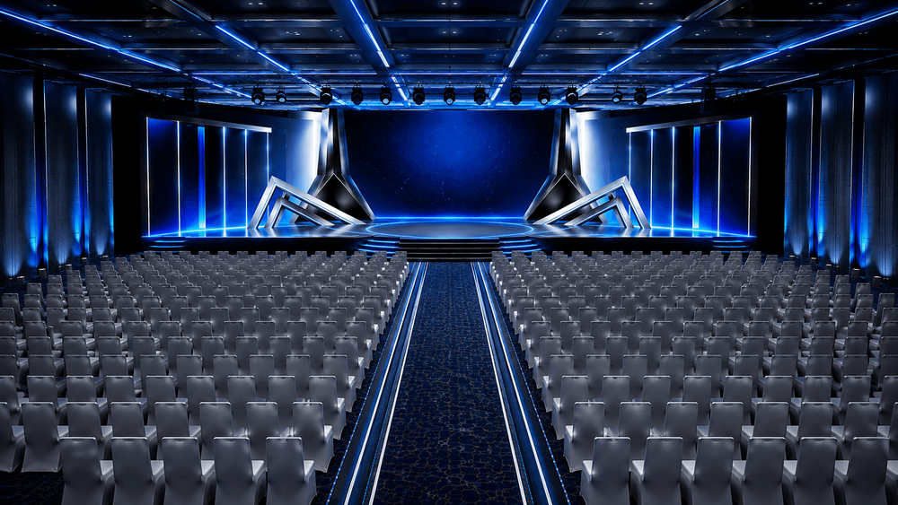 Modern Blue LED Stage thumbnail