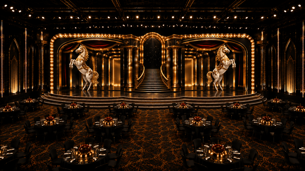 Luxury Gold Theatre Stage thumbnail