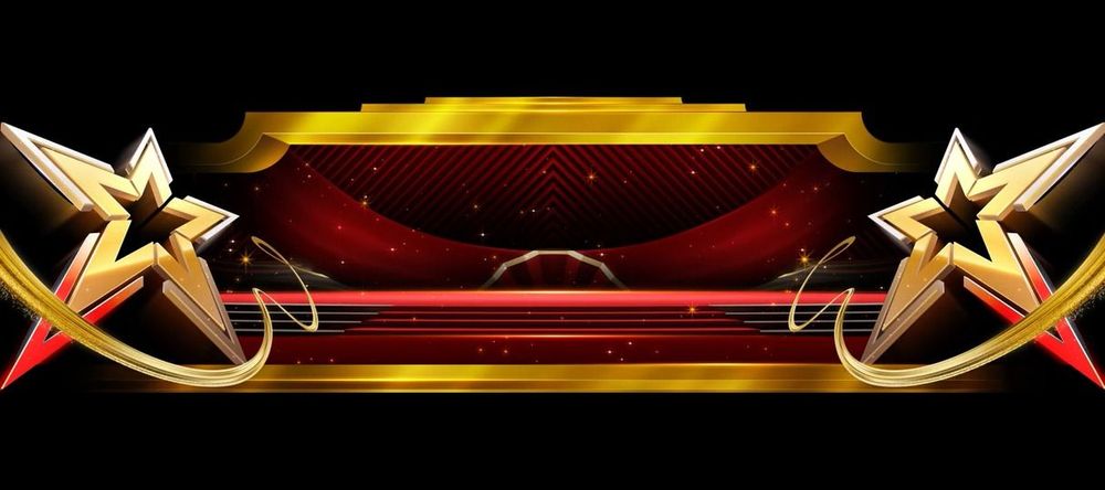 Star-Themed Award Backdrop